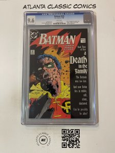 Batman # 428 CGC Graded 9.6 DC Comic Book Death In The Family Part 3 1988 JH7