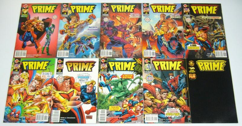 Prime vol. 2 #∞ & 1-15 VF/NM complete series - malibu - spider-man set