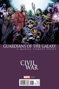 GUARDIANS OF GALAXY #7 BAGLEY CIVIL WAR VAR