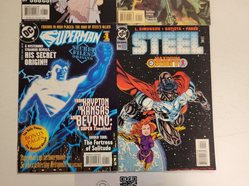 4 DC Comics #1 Superman + #11 Steel + #1 Question Returns + #8 Spectre 81 TJ20