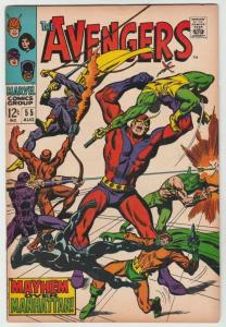 The Avengers #55 strict VF+  8.5  High-Grade 1st Full Ultron 20pct Off Sale Now