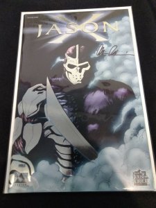 Jason X #1 Platinum Foil Variant LTD 1500 WITH COA + POSTER + SIGNED BY PULIDO