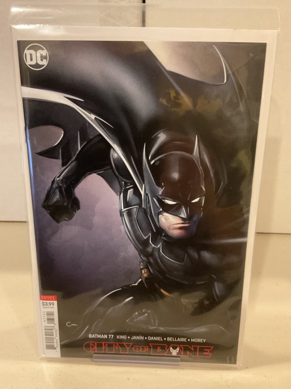 Batman #77  2019  Clayton Crain Variant!  9.0 (our highest grade)