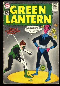Green Lantern #18 VG 4.0 Sinestro Appearance! Gil Kane!