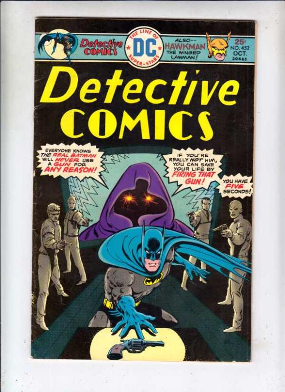 Detective Comics #452 (Oct-75) VF+ High-Grade Batman