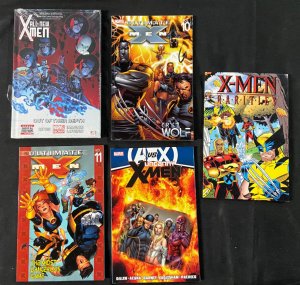 X-MEN TPB LOT ULT X-MEN #10, UNCANNY X-MEN #11, ALL NEW X-MEN #3, RARITIES VF/NM