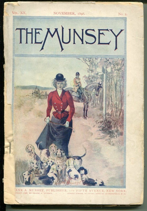 Munsey 10/1898-early pulp title-over 100 years old-rare-GOOD/VG