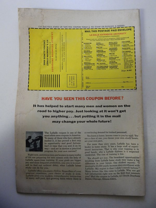 Fantastic Four #141 (1973) VG- Condition moisture stains