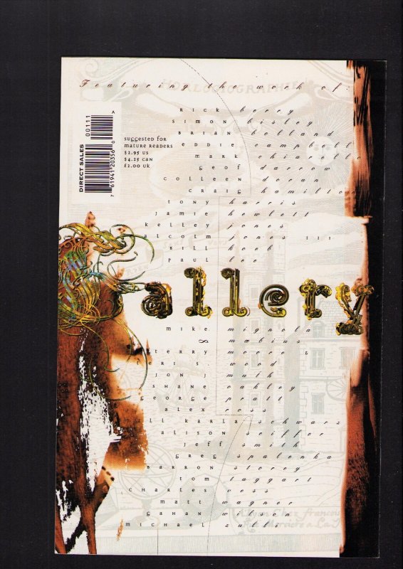 Sandman: Gallery Of Dreams #1 - DAVID MCKEAN PAINTED COVER! (9.2) 1994