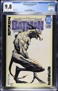 (2025) ABSOLUTE BATMAN #15 1st Print Cover ‘A’ CGC 9.8 WP! 1st JOKER!