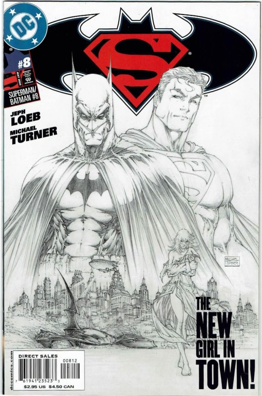 Superman / Batman #8  (2003) Jeph Loeb 2nd Print 1st Supergirl Kara Zor-El NM