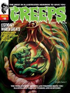 THE CREEPS, NEW!  SET OF #1 - #12 MAGAZINES, CREEPY EERIE STORIES & ART