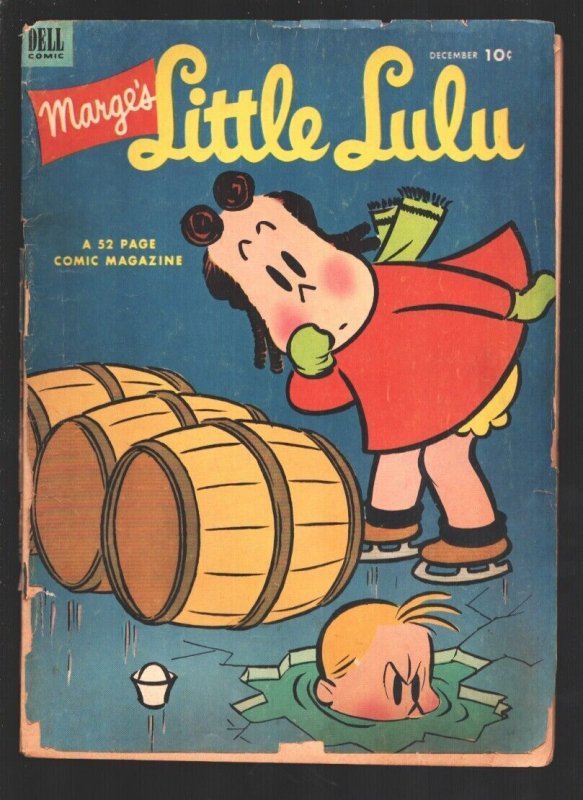 Marge's Little Lulu #53 1952-Dell-Tubby & Witch Hazel appear-Low grade readin...