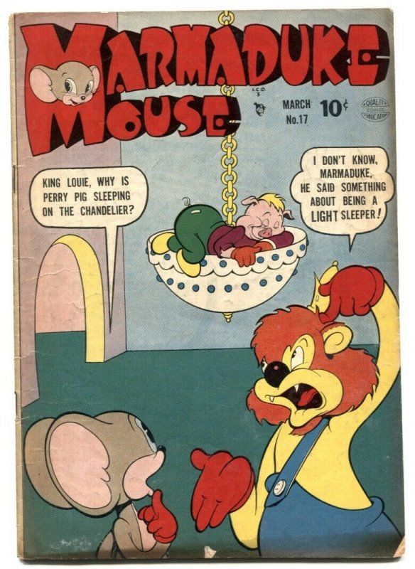 Marmaduke Mouse #17 1950- Golden Age Funny Animals VG