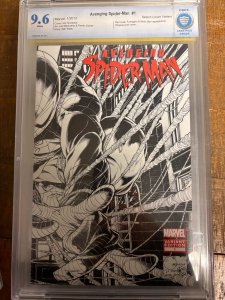 Avenging Spider-Man #1 Quesada Sketch Cover (2012) Red Hulk