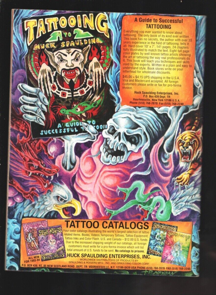 Skin Art 3 1993Top Ten Tattoo ArtistsDanny WilliamsAndreaJack Ruby