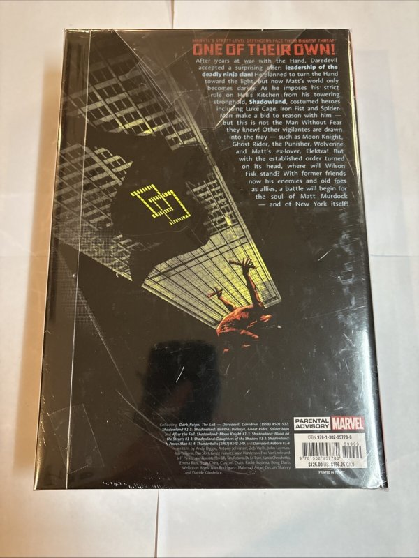 Daredevil Shadowland Omnibus • Marvel HC (Sealed)