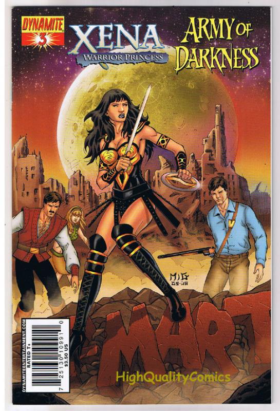 XENA / ARMY of DARKNESS #3, VF/NM, Warrior Princess, 2008, more in store