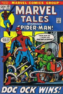 Marvel Tales #40 ORIGINAL Vintage 1972 Spider-Man Dr Octopus