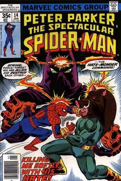 Spectacular Spider-Man (1976 series)  #14, Fine+ (Stock photo)