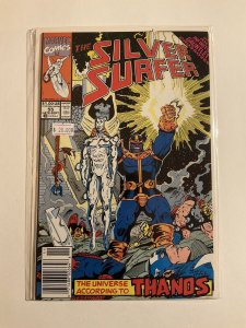 Silver Surfer 55 Near Mint Nm Newsstand Marvel