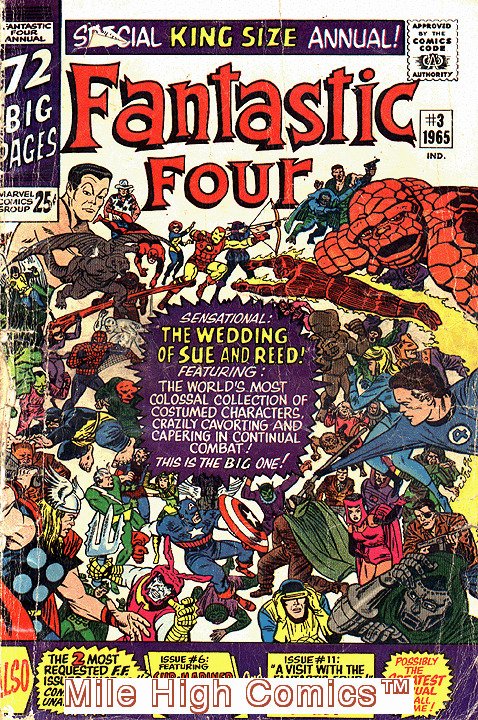 FANTASTIC FOUR ANNUAL (1963 Series) #3 Fine Comics Book