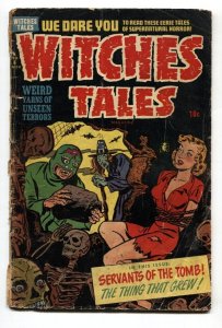 WITCHES TALES #6 1952-Weird menace-Bondage-PRE CODE HORROR