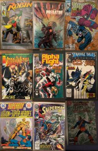 Lot of 9 Comics (See Description) Stormwatch, Robin, Aliens Vs. Predator, Sle...