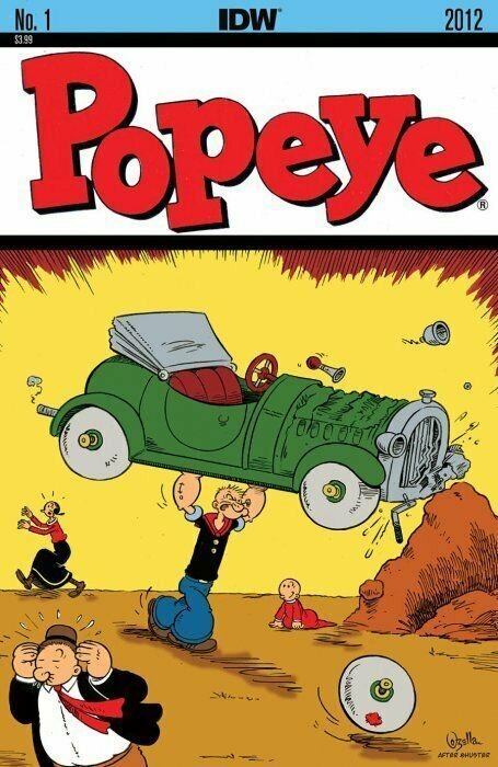 POPEYE #1 SET OF 4 COVERS REGULAR.RETAILER SUMMIT, RI & COVER B IDW NM