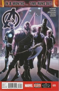 AVENGERS # 35 (2014) 1st SAM WILSON AS CAPTAIN AMERICA ON COVER