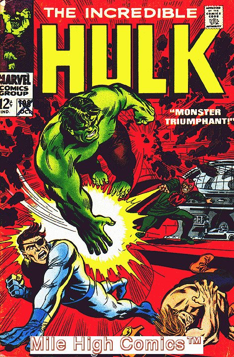 HULK  (1962 Series) #108 Very Good
