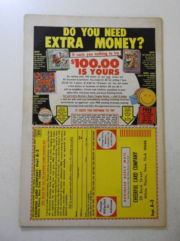 Captain America #147 (1972) VG+ Condition moisture stains bc