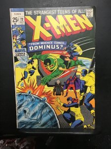 The X-Men #72 1971 Stunning Giant! 1st Dominus! Dr. Hopper! VF/NM Oregon CERT!