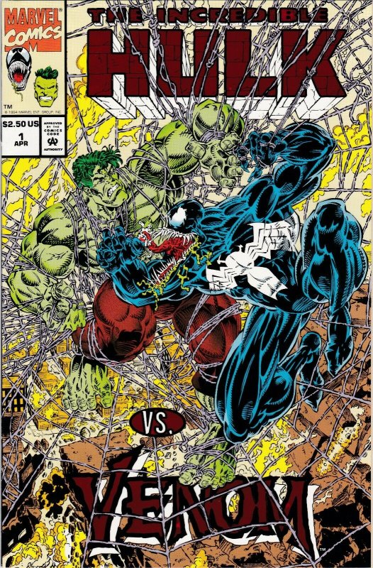 The Incredible Hulk Vs. Venom VF+ (Apr. 1994)