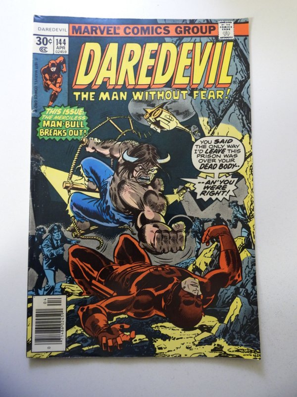 Daredevil #144 (1977) VG Condition moisture stain
