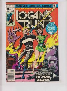 Logan's Run #6 FN/VF early thanos back-up story - mike zeck art - bronze age