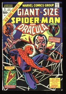 Giant-Size Spider-Man #1 FN+ 6.5 Dracula!