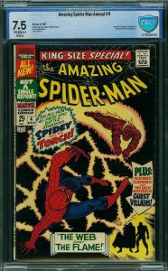 Amazing Spider-Man Annual #4 (1967) CBCS 7.5 VF-