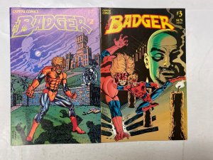 5 Badger FIRST comic books #2 3 44 52 53 18 KM41