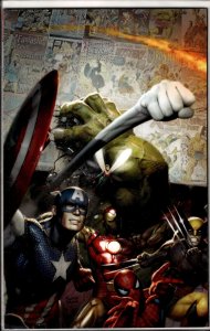 Marvel Comics #1000 Brown Virgin Cover (2019) Human Torch