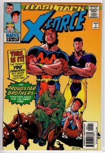 X-Force #-1 Direct Edition (1997) FLASHBACK  9.8 NM/MT