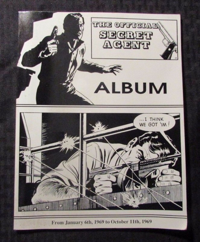 1989 The Official SECRET AGENT Album v.1 SC FN 6.0 Al Williamson 1969 Strips