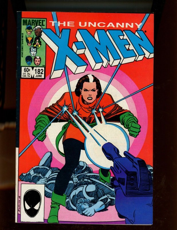 Uncanny X-Men #182 - John Romita Jr. Cover Art. Rogue! (8.5) 1984