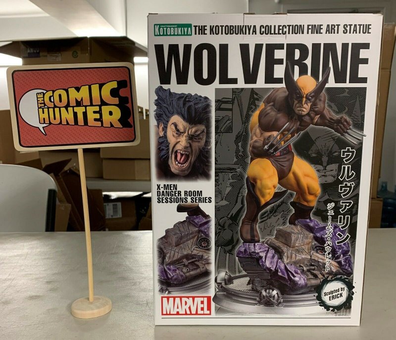 Kotobukiya Marvel Wolverine Fine Art Statue X-Men Danger Room Series