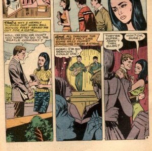 Secret Hearts #127 1968-DC Romance BEATLES CAMEO