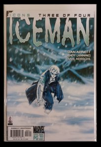 X-MEN Iceman #1-4 Complete Set 2001 Marvel Comics Icons Series 1 2 3 4 Lot VF