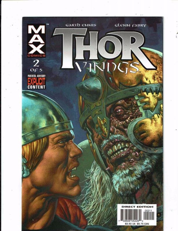 7 Thor Marvel Comics Vikings # 1 2 3 4 5 + Godstorm & Thorion The New Asgods RC5