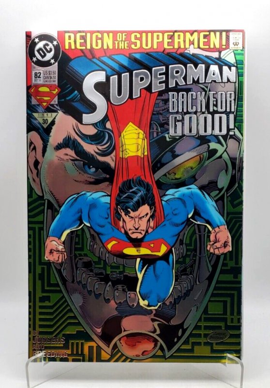 Superman #82 Reign of the Superman (DC Comics, 1993) Glossy Cover NM/Mint