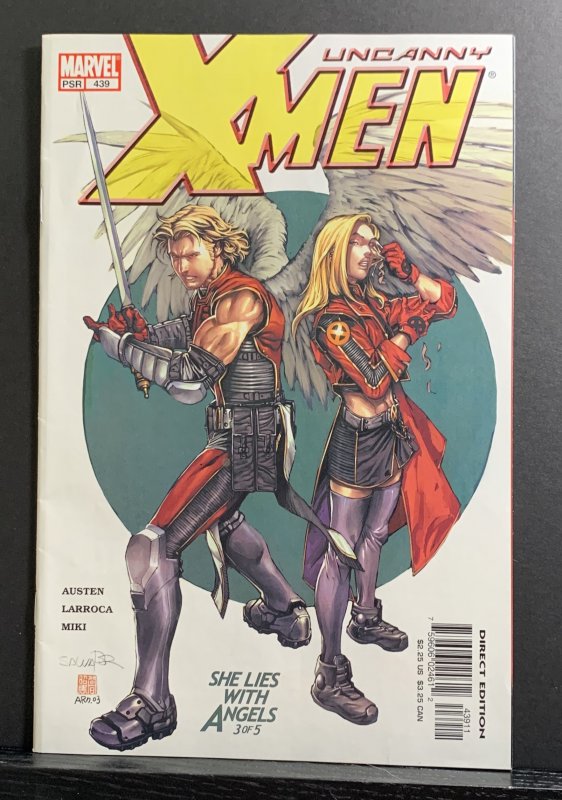 The Uncanny X-Men #439 (2004) Salvador Larroca Angel Cover