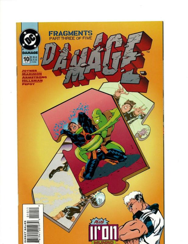 Lot Of 9 Damage DC Comic Books # 10 9 8 7 0 5 4 3 2 Batman Superman Flash J394 